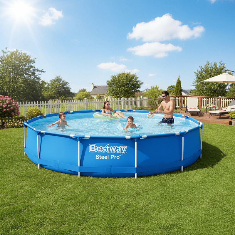 Piscina + Cubierta , 6473 Litros, Color Azul Bestway 56416