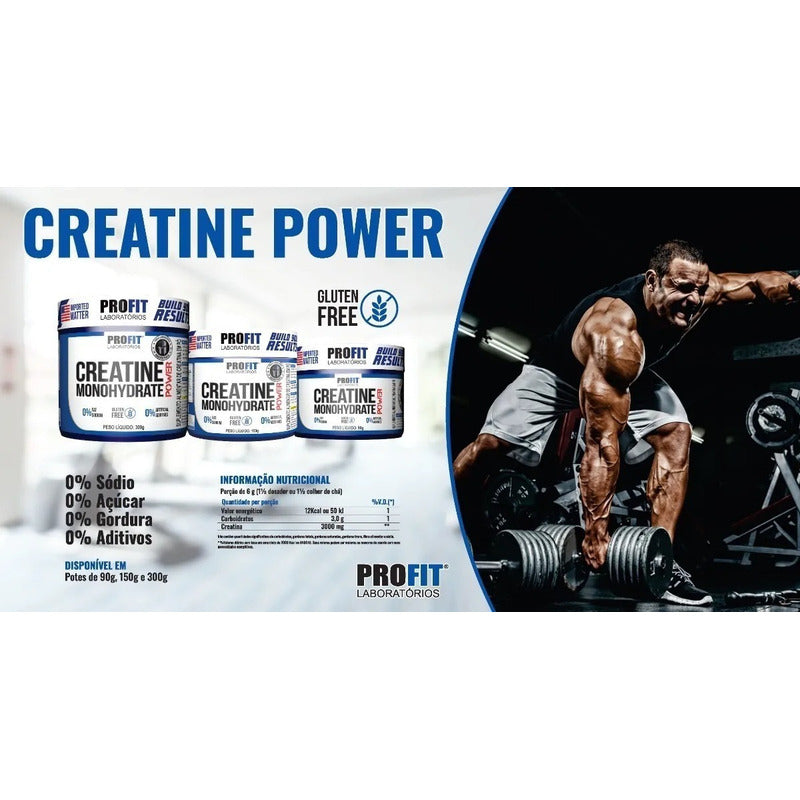 Creatina Monohidratada Power Laboratorio Profit 300g