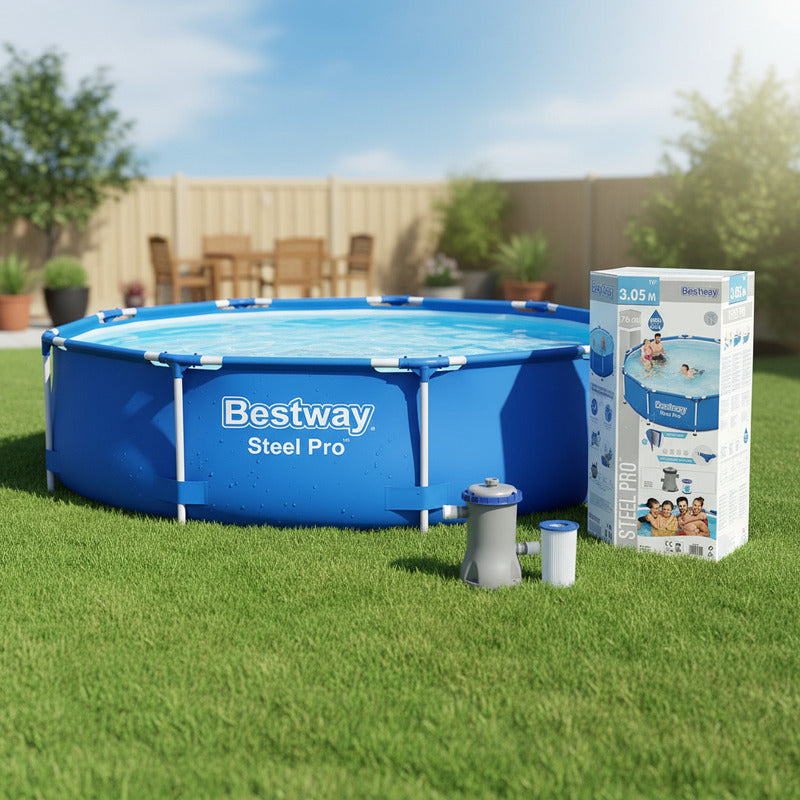 Piscina + Cubierta , 6473 Litros, Color Azul Bestway 56416