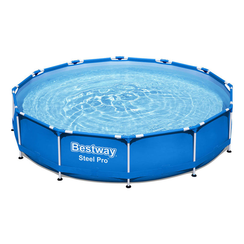 Structural Pool Circular + Cubierta De 6,473 Litros, Color Azul Bestway