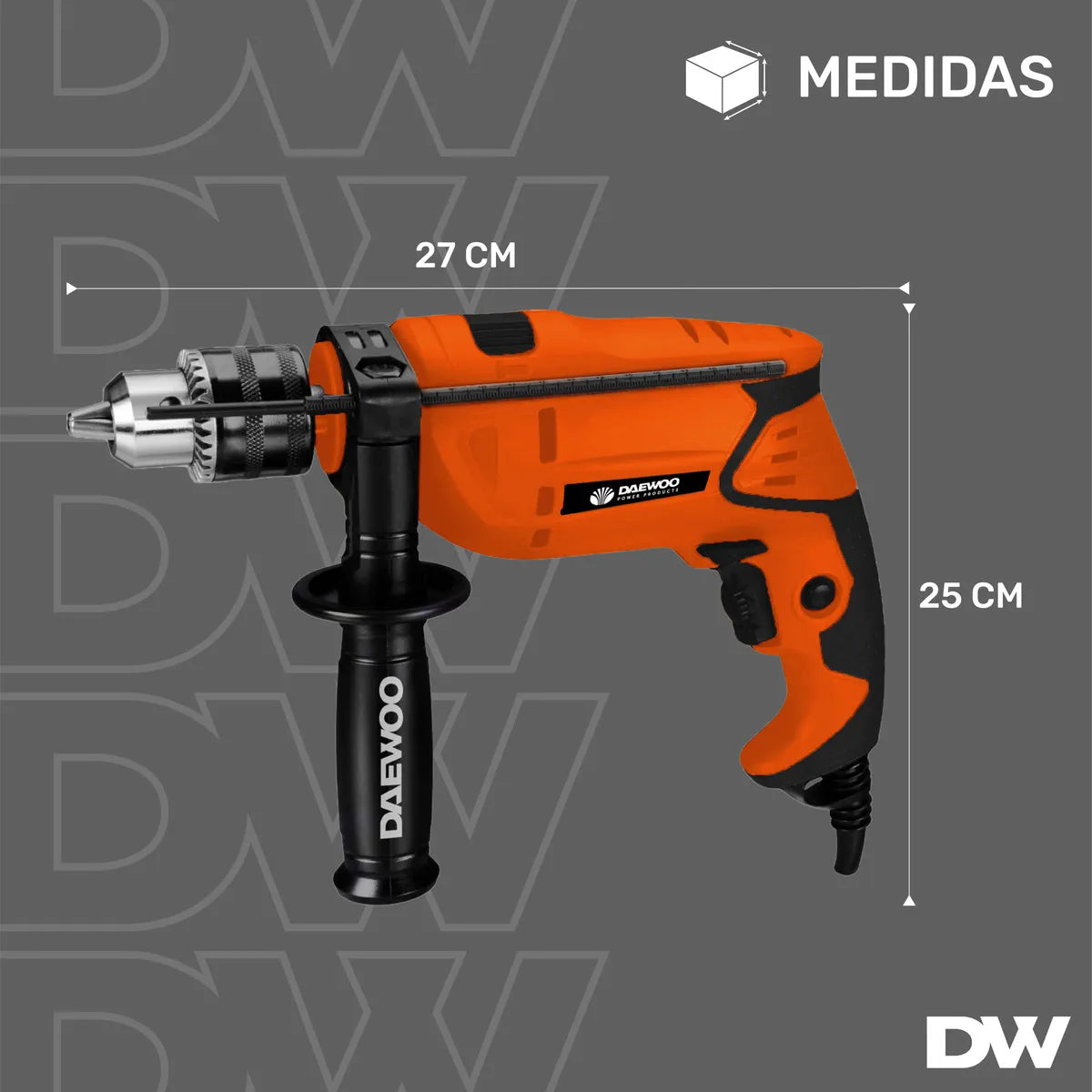 Taladro Percutor De Impacto 550w Daewoo