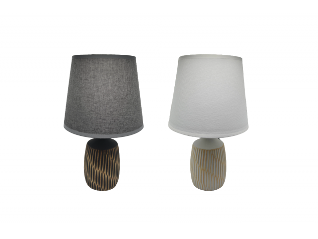 Lámpara cerámica con pantalla 33x20cm