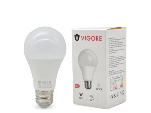 Lámpara de luz LED Vigore 12W luz fría